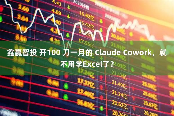 鑫赢智投 开100 刀一月的 Claude Cowork，就不用学Excel了？